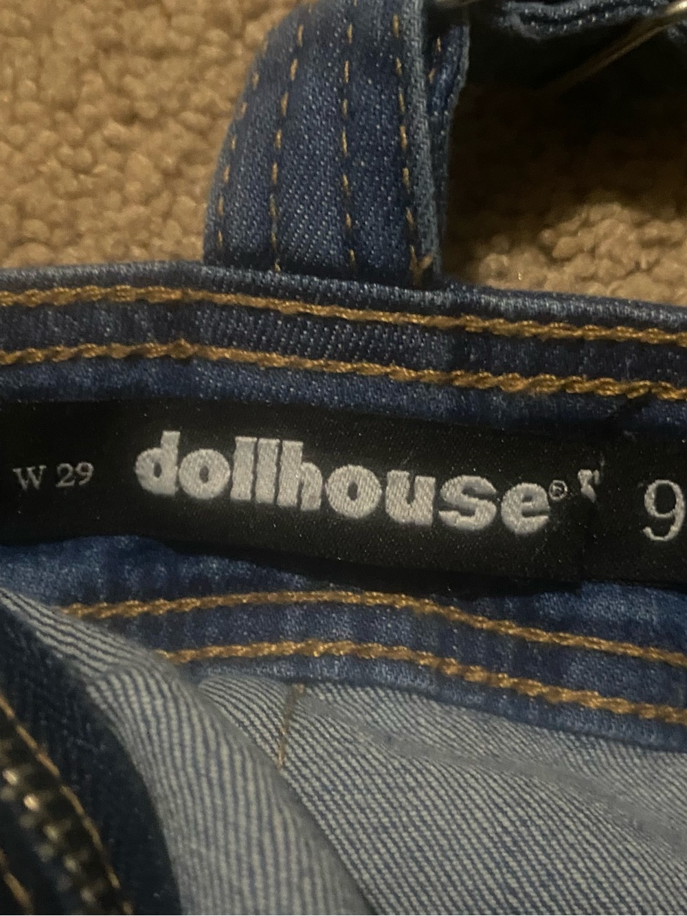 Dollhouse Blue Denim Wide-Leg Jumpsuit with Patch Pockets - Picture 11 of 11
